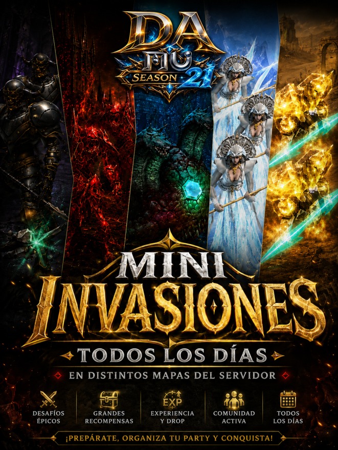 Mini Invasiones de DarkAge Mu Online